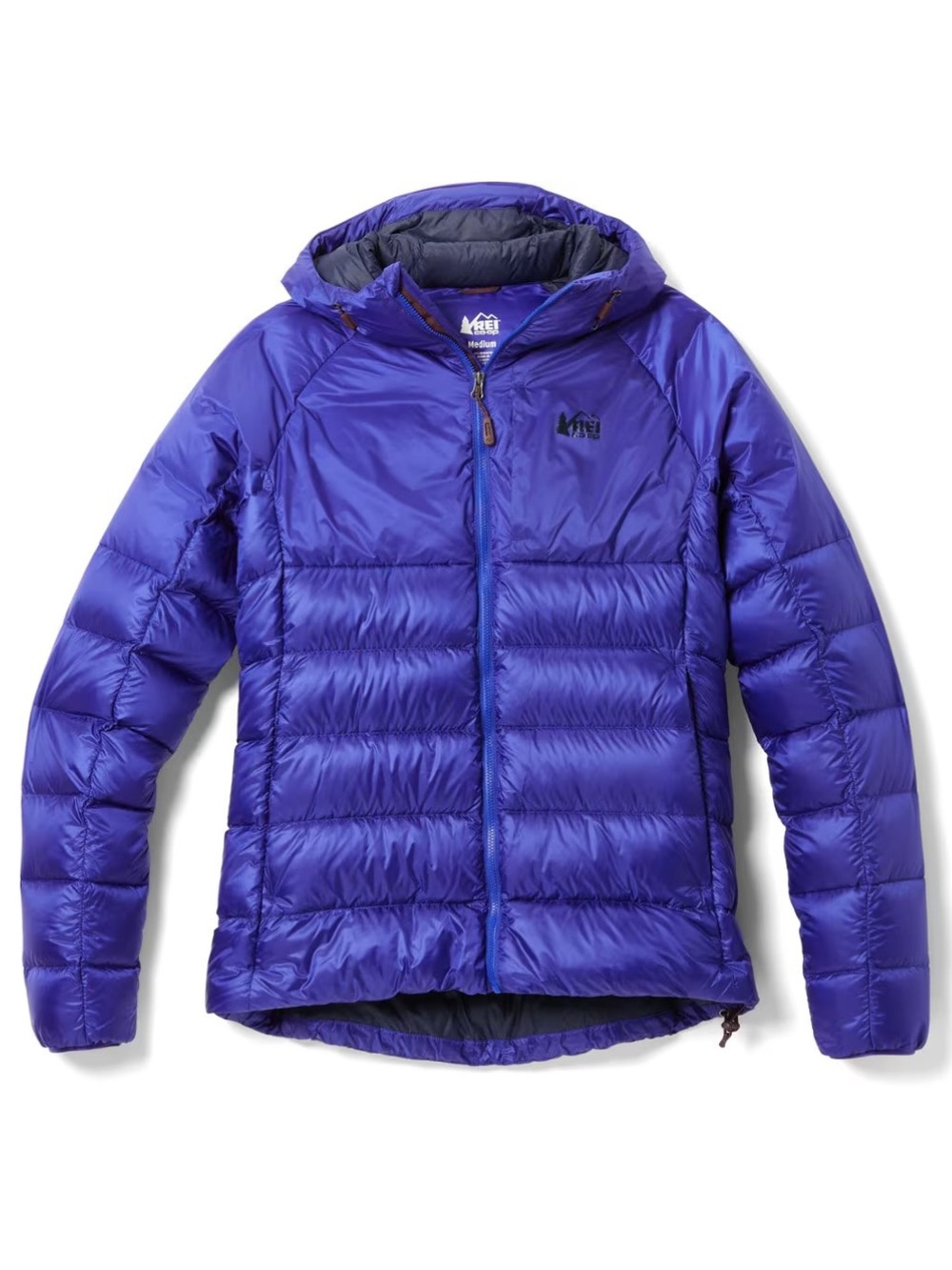 REI Stratocloud Down Jacket Hooded PInsulated Hooded Puffer Jacket Women's Large